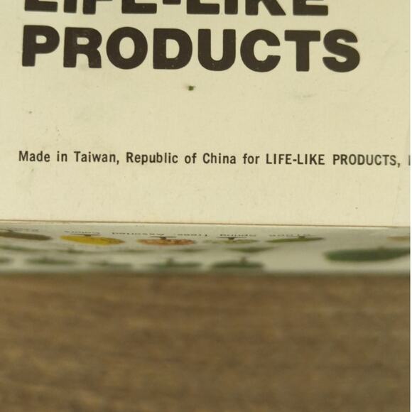 Vintage 1970s Life Like Products Evergreen Trees 01003 Original Box Bottle Brush - Picture 9 of 10